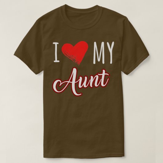 Ik hou van mijn tante t-shirt (Design voorkant)