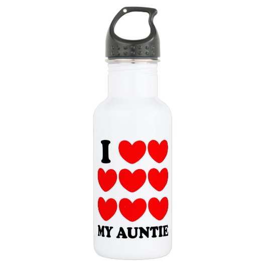 Ik hou van mijn tante waterfles (Voorkant)