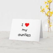 Ik hou van mijn tantes kaart (Gele Bloem)