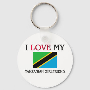 Ik hou van mijn Tanzaniaanse Vriendin Sleutelhanger