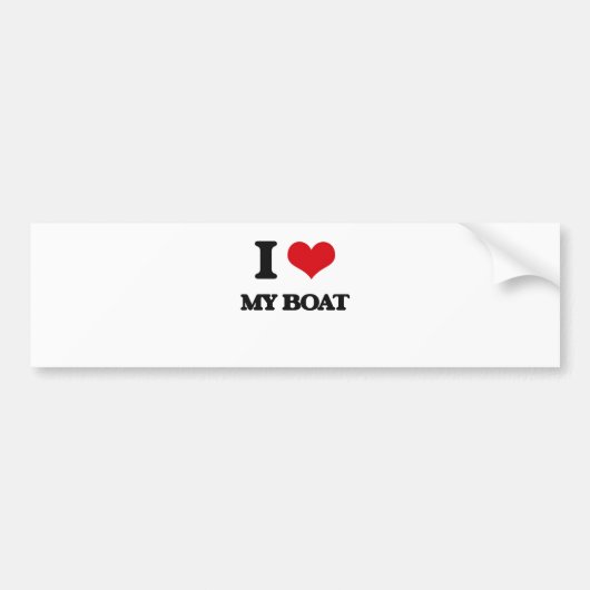 Ik hou van mijn tas bumpersticker (Voorkant)