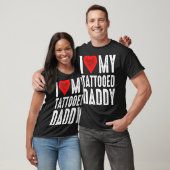Ik hou van mijn tatoeage papa t-shirt (Unisex)