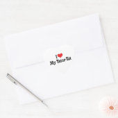 Ik hou van mijn Tator-Tot Hart Sticker (Envelop)