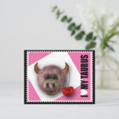 Ik hou van mijn Taurus Briefkaart (Staand voorkant)