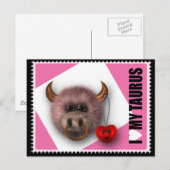 Ik hou van mijn Taurus Briefkaart (Voorkant / Achterkant)