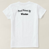 Ik hou van mijn teckel: t-shirt (Design achterkant)