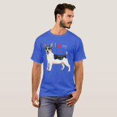 Ik hou van mijn Teddy Roosevelt Terrier T-shirt (Voorkant volledig)