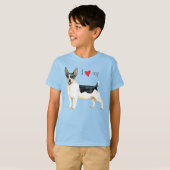 Ik hou van mijn Teddy Roosevelt Terrier T-shirt (Voorkant volledig)