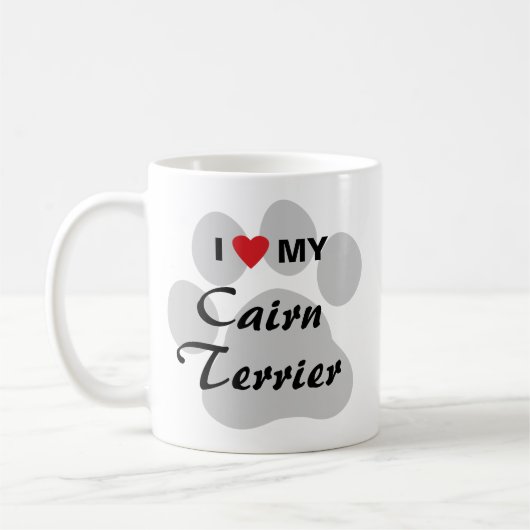 Ik hou van mijn terrier in Caïro Koffiemok (Links)