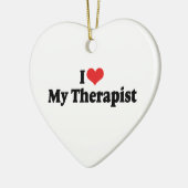 Ik hou van mijn therapeut ornament (Links)
