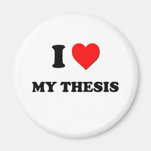 Ik hou van Mijn Thesis Magneet