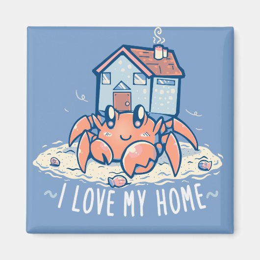 Ik hou van mijn thuis magneet (Voorkant)