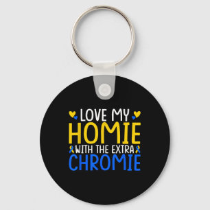 Ik hou van mijn thuis met de extra Chromie Sleutelhanger