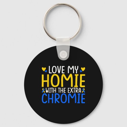 Ik hou van mijn thuis met de extra Chromie Sleutelhanger (Voorkant)
