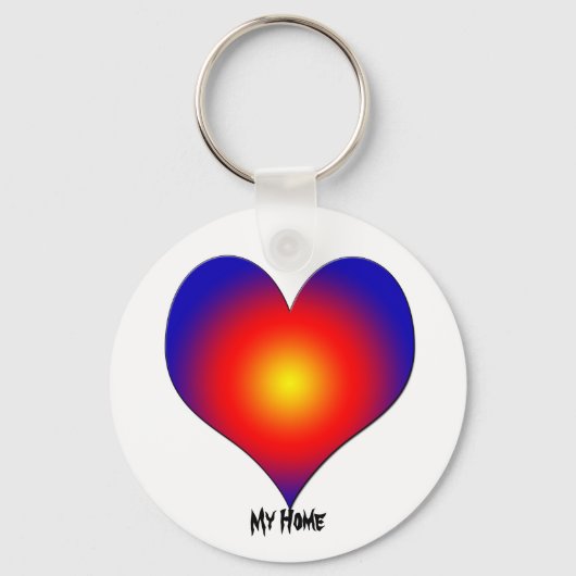 Ik hou van mijn thuis sleutelhanger (Voorkant)