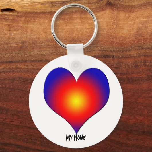 Ik hou van mijn thuis sleutelhanger (Voorkant)