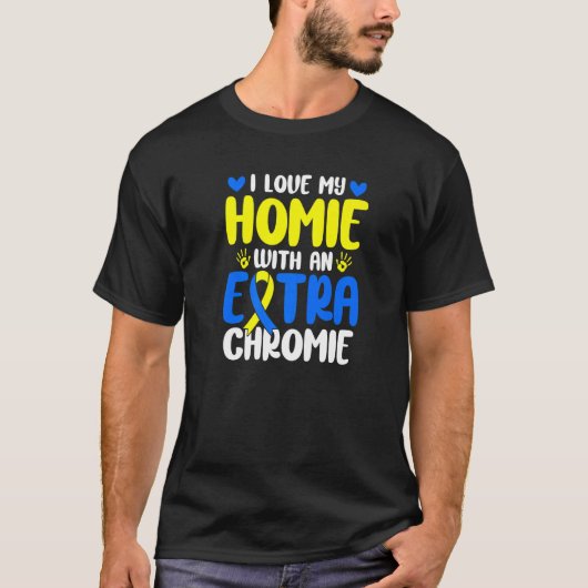Ik hou van mijn thuisje met het extra chroomlaagsy t-shirt (Voorkant)