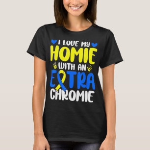 Ik hou van mijn thuisje met het extra chroomlaagsy t-shirt