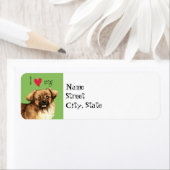 Ik hou van mijn Tibetaans Spananiel Etiket (Insitu)