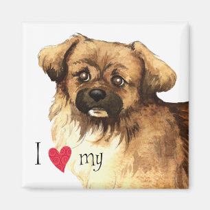 Ik hou van mijn Tibetaans Spananiel Magneet