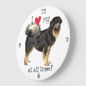 Ik hou van mijn Tibetaanse Mastiff Grote Klok (Hoek)