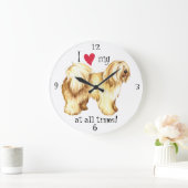 Ik hou van mijn Tibetaanse Terrier Grote Klok (Huis)