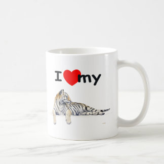 Ik hou van mijn tijger (voor licht) koffiemok