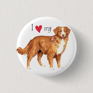 Ik hou van mijn toller ronde button 3,2 cm