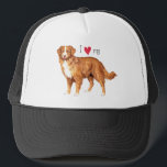 Ik hou van mijn toller trucker pet<br><div class="desc">Show liefde voor je speciale hond hiermee...  Ik hou van mijn originele ontwerp van Nova Scotia Duck Tolling Retriever. Geweldig geschenk voor de liefhebbende familie en vrienden van Toller.</div>