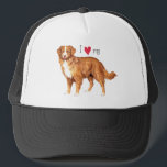 Ik hou van mijn toller trucker pet<br><div class="desc">Show liefde voor je speciale hond hiermee...  Ik hou van mijn originele ontwerp van Nova Scotia Duck Tolling Retriever. Geweldig geschenk voor de liefhebbende familie en vrienden van Toller.</div>