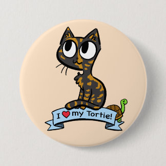 Ik hou van mijn Tortie Button