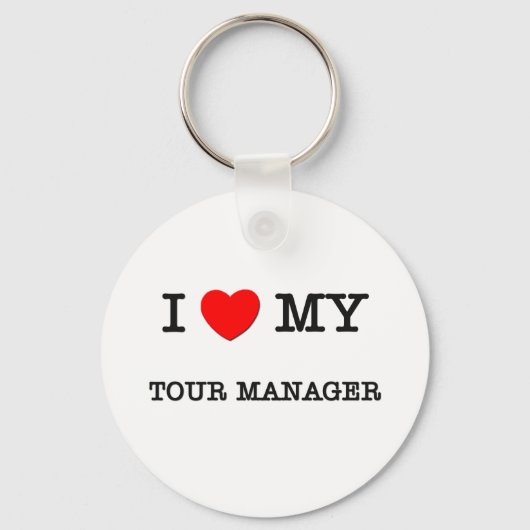 Ik hou van mijn TOUR MANAGER Sleutelhanger (Voorkant)