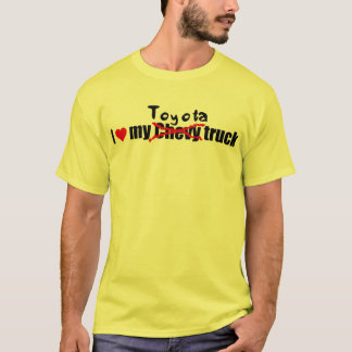 Ik hou van mijn toyota truck t-shirt