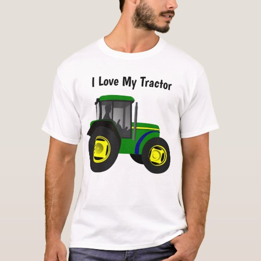 Ik hou van mijn tractor t-shirt (Voorkant)
