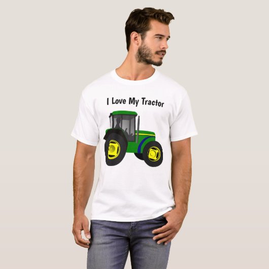 Ik hou van mijn tractor t-shirt (Voorkant volledig)