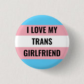 Ik hou van mijn trans Vriendin Button (Voorkant)