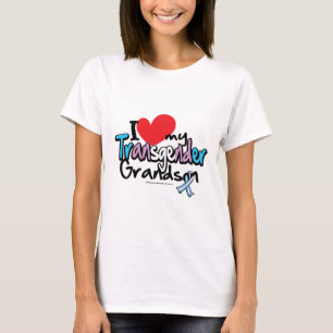 Ik hou van mijn Transgender Grandson T-shirt