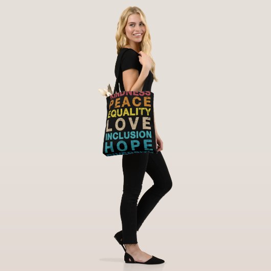 Ik hou van mijn Transgender Son Gay Pride LGBT Fla Tote Bag (Op model)