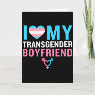 Ik hou van mijn transgender vriend Lgbt Pride Vale Kaart