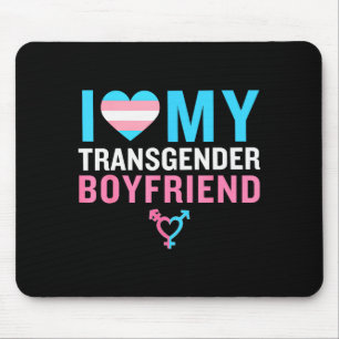Ik hou van mijn transgender vriend Lgbt trots Vale Muismat