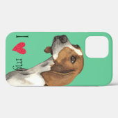 Ik hou van mijn Treeing Walker Case-Mate iPhone Case (Achterkant (horizontaal))