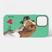 Ik hou van mijn Treeing Walker iPhone Hoesje (Achterkant horizontaal)
