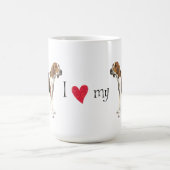 Ik hou van mijn Treeing Walker Koffiemok (Center)