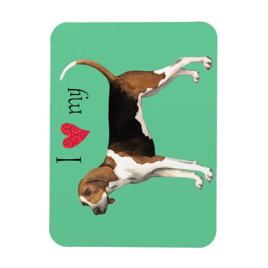 Ik hou van mijn Treeing Walker Magneet (Verticaal)