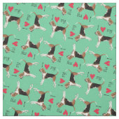 Ik hou van mijn Treeing Walker Stof (Swatch)