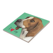 Ik hou van mijn Treeing Walker Tegeltje (Zijkant)