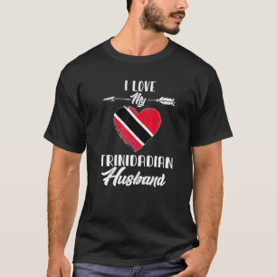 Ik hou van mijn Trinidadische echtgenoot Trinidad T-shirt