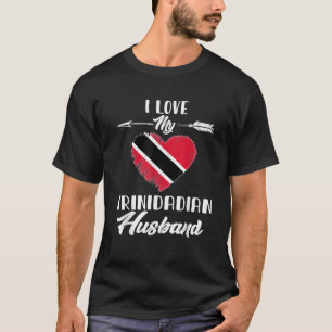 Ik hou van mijn Trinidadische echtgenoot Trinidad T-shirt