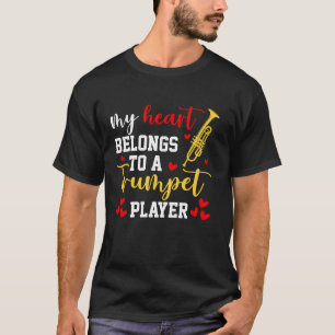 Ik hou van mijn trompettist echtgenoot echtparen B T-shirt