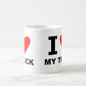 Ik hou van mijn truck koffiemok (Center)